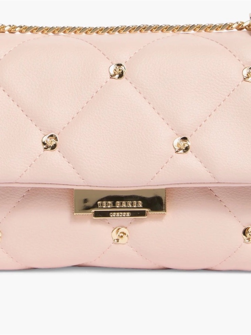 Ted Baker Blush Quilted Chain Crossbody Bag